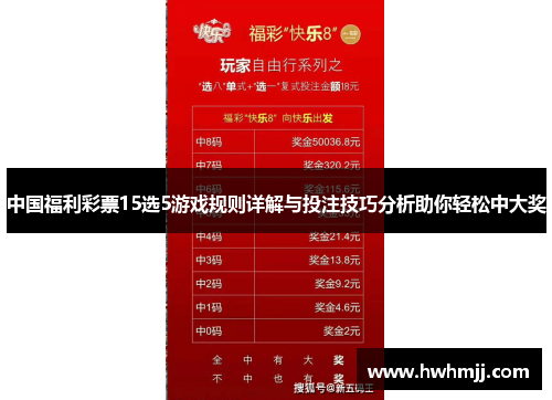 中国福利彩票15选5游戏规则详解与投注技巧分析助你轻松中大奖